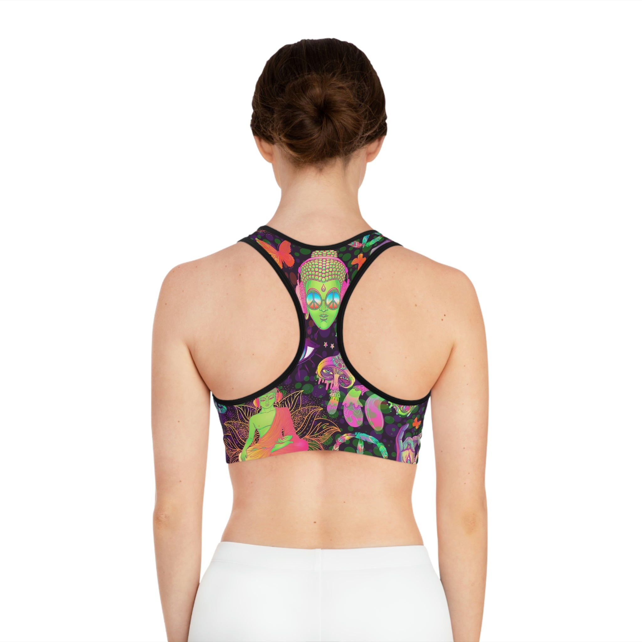Groovy Psychedelic Sports Bra